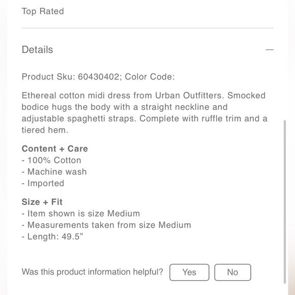 Urban Outfitters Athena smocked midi dress - Picture 8 of 8